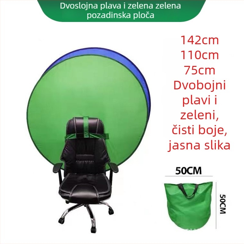 Pozadinska tkanina — Neutral marka, poliester tafta, 0,6 kg, uključuje pozadinski zaslon i torbu za pohranu