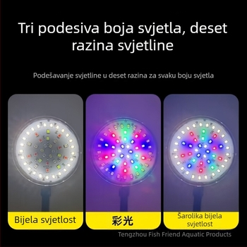 Klip LED rasvjeta za akvarij Mai Bao Mini Light Panel, potpuno spektra, USB, 7W, 150 g
