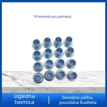 Aksesoari za os kotača na rolama – plastična navlaka za učvršćivanje kotača, jednoslojna konfiguracija, metalni kotači, univerzalna upotreba