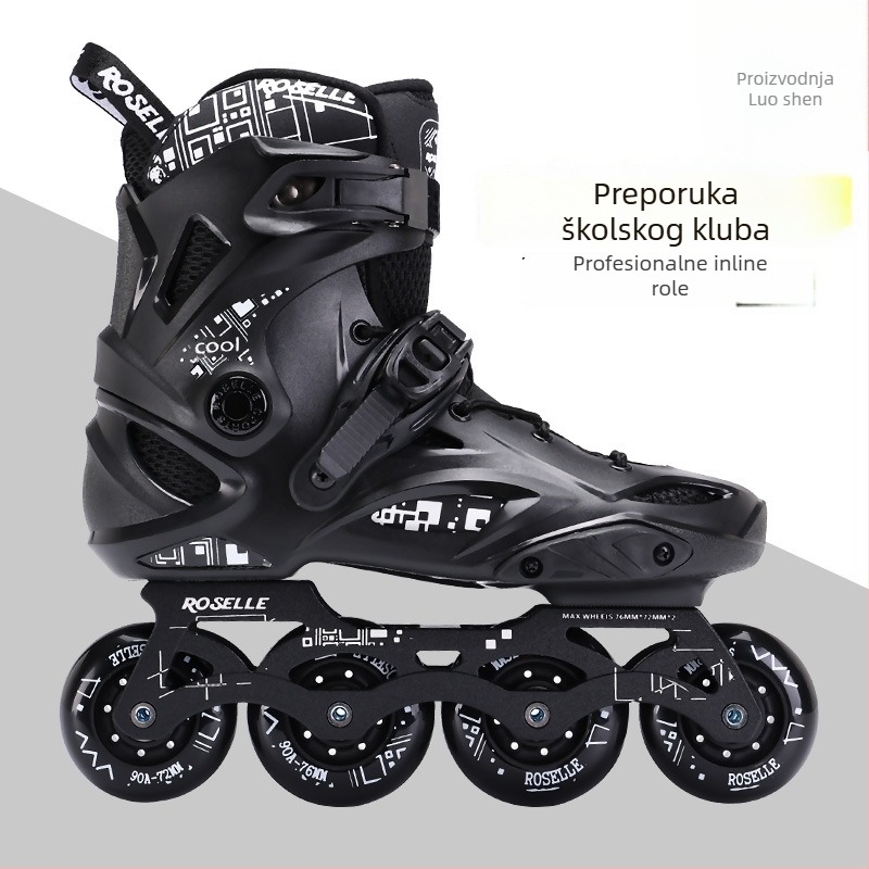 Role skates ROSELLE/Lo, jednoskolarni dizajn, PU kotači, unisex