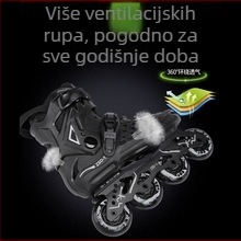 Rolerice - ZSD, PVC gornji dio, PP potplat, PU kotači, jednoredne