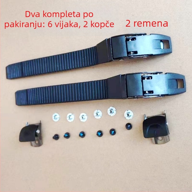 BKUBA rolne cipelice — PVC gornji dio, gumeni đon, PVC kotači, jednoslojni kotači