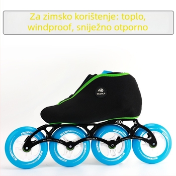 Flisani zaštitnik za klizanje na ledu sa zatvaračem, za odrasle | gornji materijal SBR