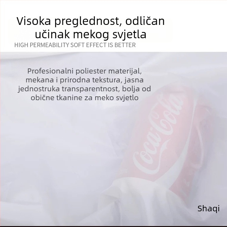 Fotografska pozadina od poliestera – difuzni materijal za studijsko osvjetljenje