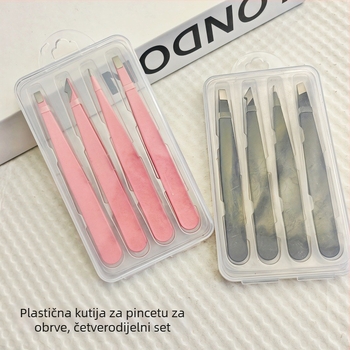 Set pinceta i klips za obrve od nehrđajućeg čelika — Podrijetlo: Yangjiang; Marka: Other; Uvoz: Ne