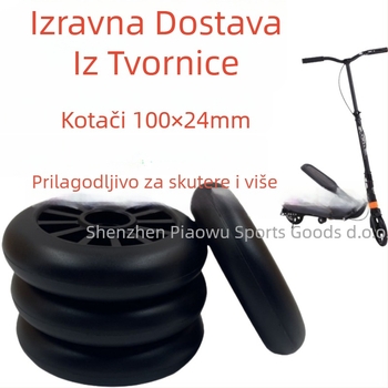 PU kotač za rolere, skateboard i kolica za kupovinu – jedno kolo, materijal PU, opće namjene