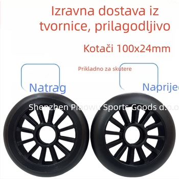 PU kotač za rolere, skateboard i kolica za kupovinu – jedno kolo, materijal PU, opće namjene