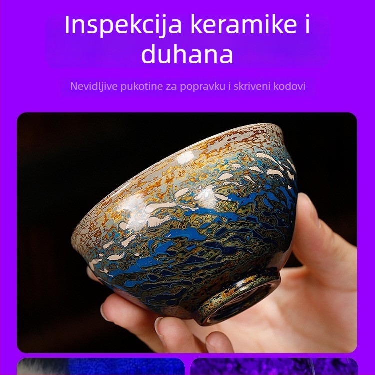 UV svjetiljka za identifikaciju — LED, 5W, baterija 2200mAh, domet do 50 m, višestruka funkcionalnost, uključen punjač