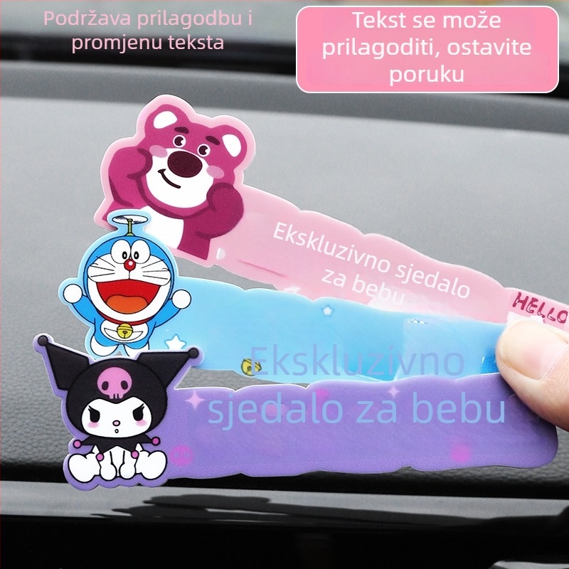 Bosivpwssy akrilna naljepnica za prednje sjedalo automobila – karikatura uzorak, ljepilo, kôd proizvoda Mini 3d special stand