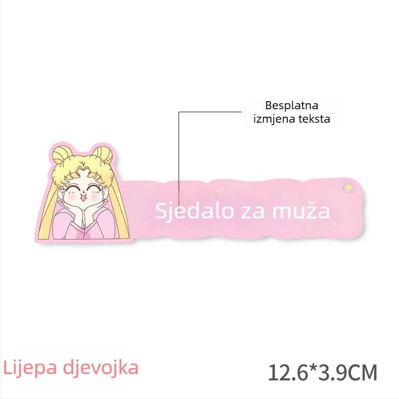 Bosivpwssy akrilna naljepnica za prednje sjedalo automobila – karikatura uzorak, ljepilo, kôd proizvoda Mini 3d special stand