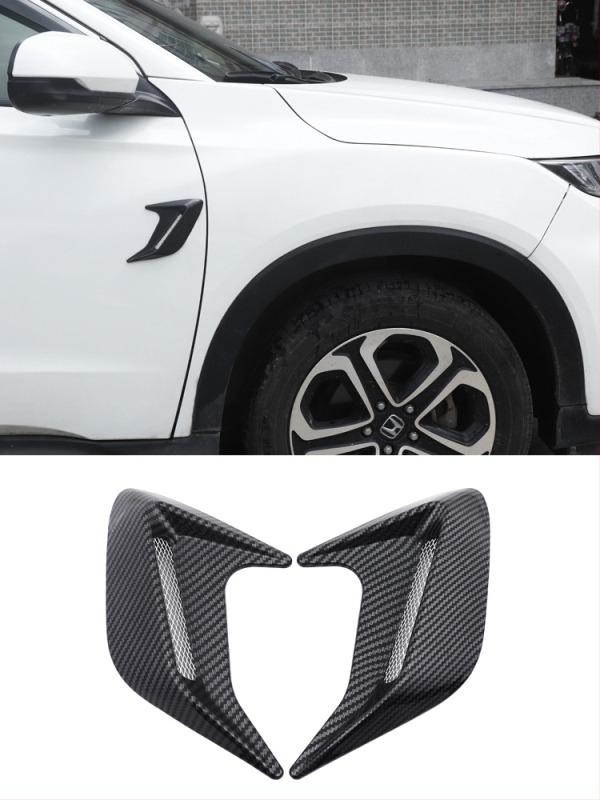 Dekorativna naljepnica za bočni zračni otvor automobila u stilu žraločjih škrga; ABS s dvostranim ljepilom; simulirani bočni zračni otvor; univerzalna kompatibilnost