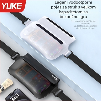 Feather vodootporna torbica za telefon za aktivnosti na otvorenom – TPU materijal, jednostavan dizajn, za sve uzraste, unisex