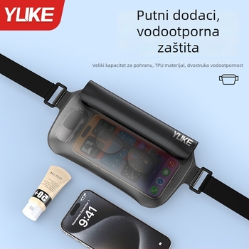 Feather vodootporna torbica za telefon za aktivnosti na otvorenom – TPU materijal, jednostavan dizajn, za sve uzraste, unisex