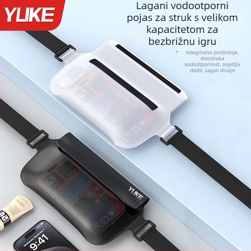 Feather vodootporna torbica za telefon za aktivnosti na otvorenom – TPU materijal, jednostavan dizajn, za sve uzraste, unisex