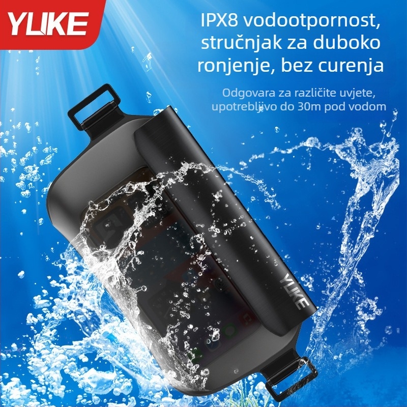 Feather vodootporna torbica za telefon za aktivnosti na otvorenom – TPU materijal, jednostavan dizajn, za sve uzraste, unisex