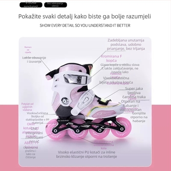 Dječje rolerice s kotačima u jednom redu