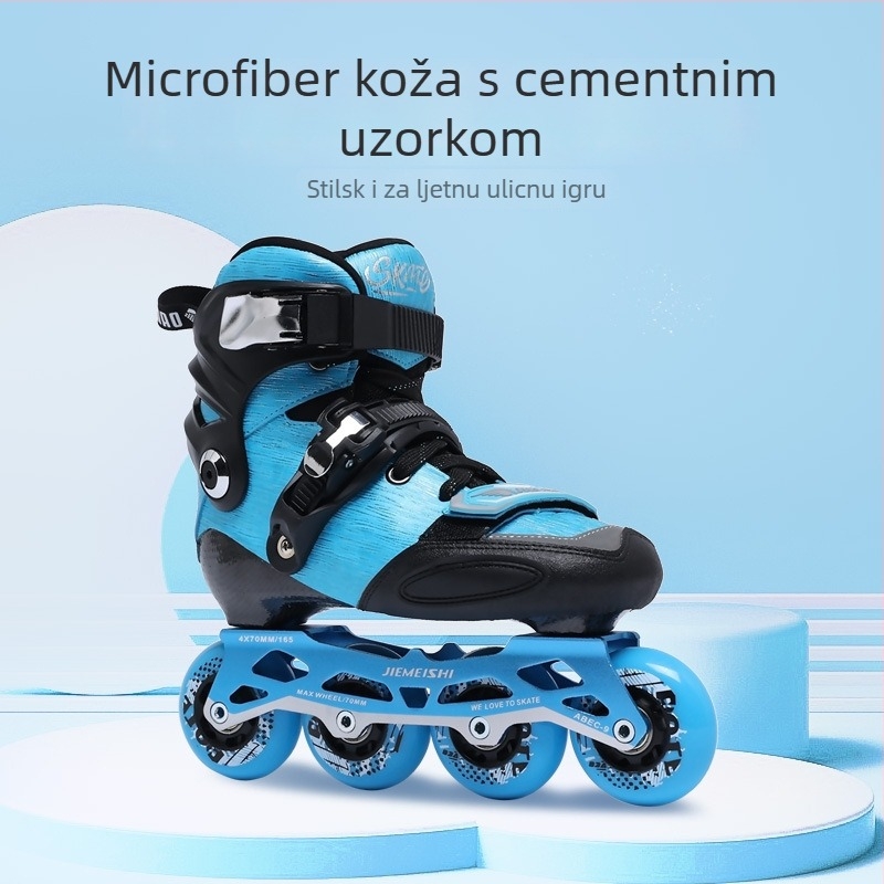 Dječje karbonske rol skates Roselle, PU kotači, jednostruka konfiguracija