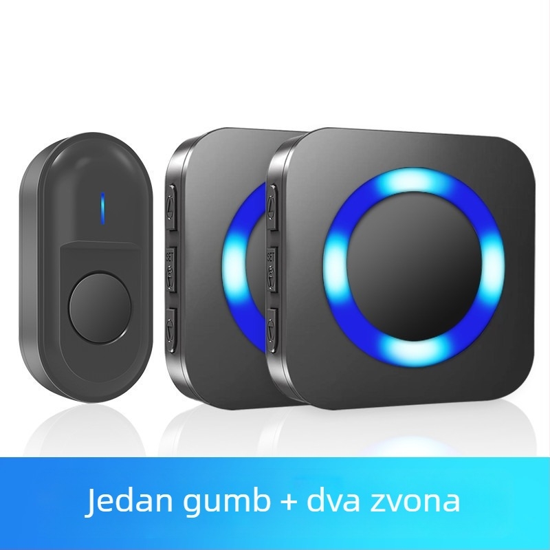 Senzorsko zvono za dom, punjivo, 55 melodija, za kućnu uporabu