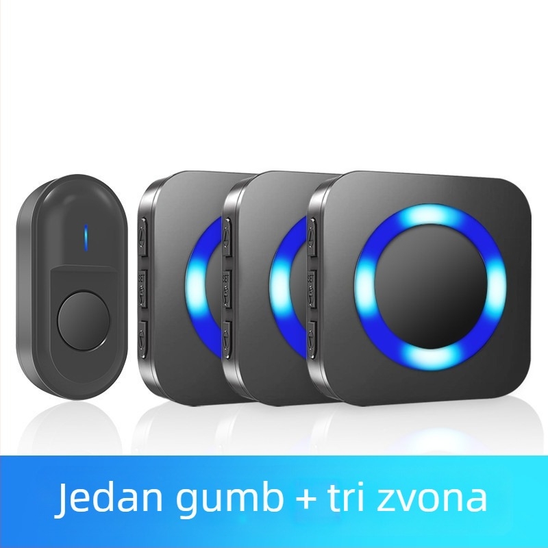 Senzorsko zvono za dom, punjivo, 55 melodija, za kućnu uporabu