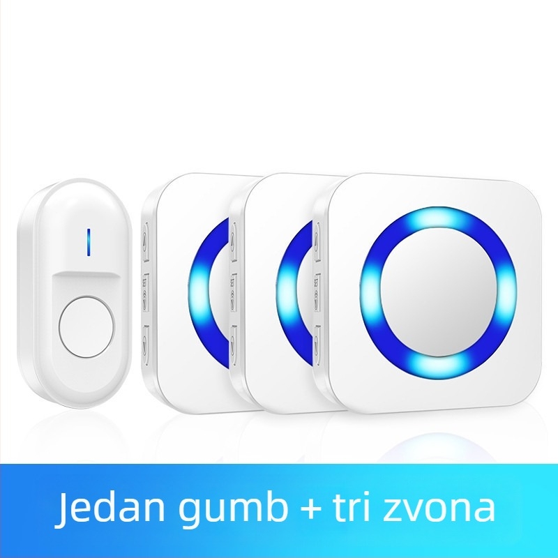 Senzorsko zvono za dom, punjivo, 55 melodija, za kućnu uporabu