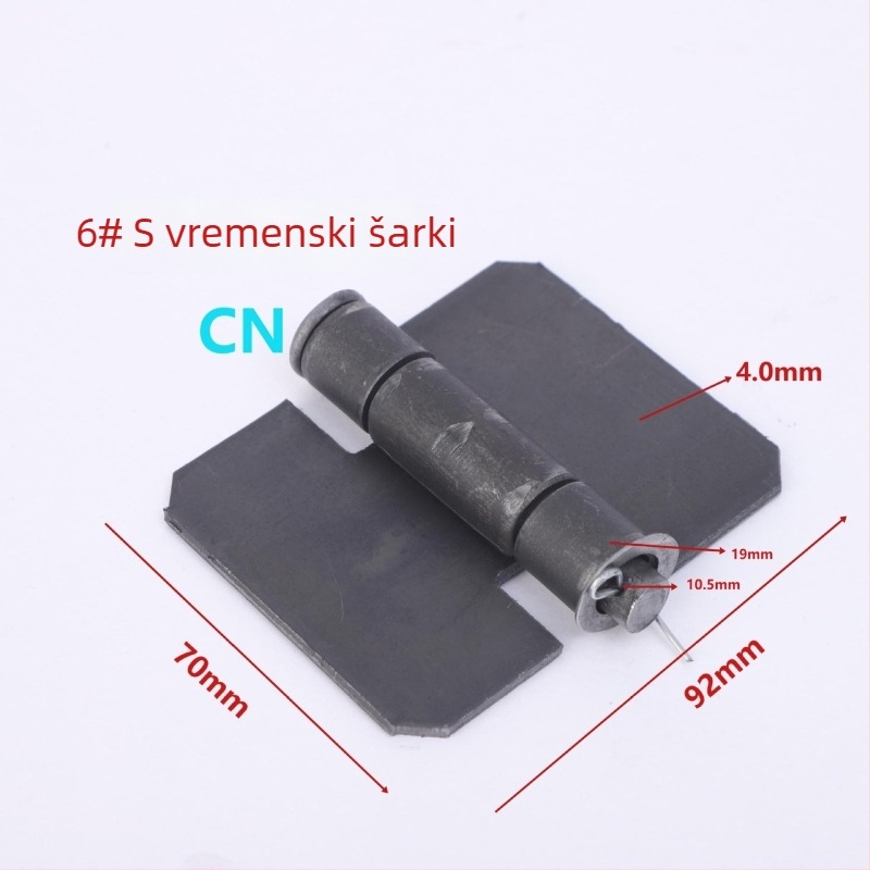 Željezni šarki za zavarivanje, model 70-240, obična debela šarka, za vrata i prozore, moderan minimalistički stil