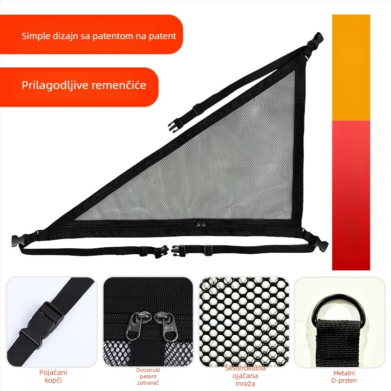 Krovna torbica za skladištenje automobila s dvostrukom konstrukcijom i tri ručke, vodootporna, univerzalna kompatibilnost