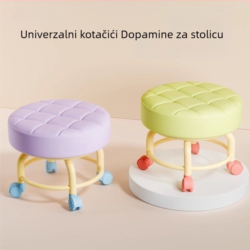 Metalna okretna stoličica, model dopamine, moderno minimalistički stil, obrada po uzorku