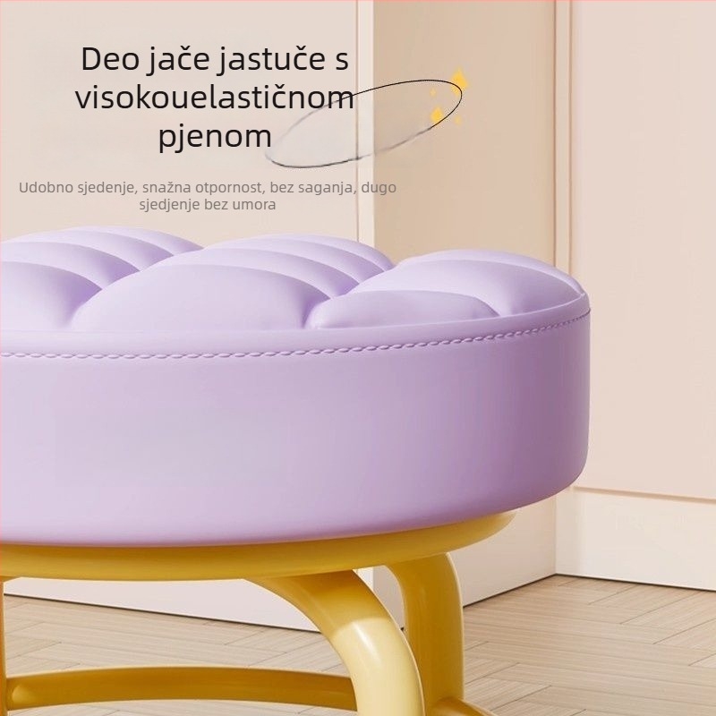 Metalna okretna stoličica, model dopamine, moderno minimalistički stil, obrada po uzorku