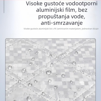 Navlaka za prednje staklo tricikla, zaštita od snijega i zaleđivanja, izolacija svjetla i topline, produženi dizajn, ugradnja statičnim naljepnicama