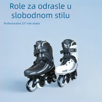 Inline patike s četiri kotača za odrasle, unisex, PU kotači, gornji dio i potplat od PP