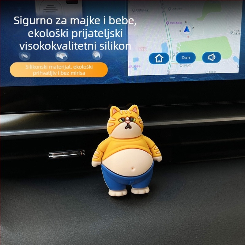 Automobilski osvježivač zraka s klipsom za odvod zraka, 6 malih aromaterapijskih tablica, miris lavande, PVC držač, vrijeme isparavanja 61–90 dana