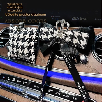 Aromaterapijska vrećica za zračni otvor automobila, od tkanine, klipsa, dekorativno, uklanja mirise i formaldehid, 61–90 dana isparavanja