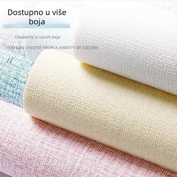 Samoljepljivi zidni naljepnica od XPE pjene – vodootporna i otporna na vlagu, jednobojni uzorak, 1 komad, pogodna za dnevni boravak, spavaću sobu i ured, minimalistički 3D zidni dekor