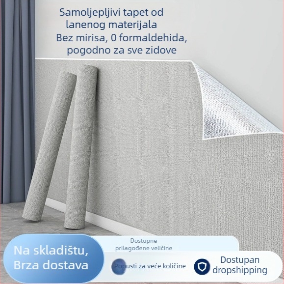 Samoljepljivi zidni naljepnica od XPE pjene – vodootporna i otporna na vlagu, jednobojni uzorak, 1 komad, pogodna za dnevni boravak, spavaću sobu i ured, minimalistički 3D zidni dekor
