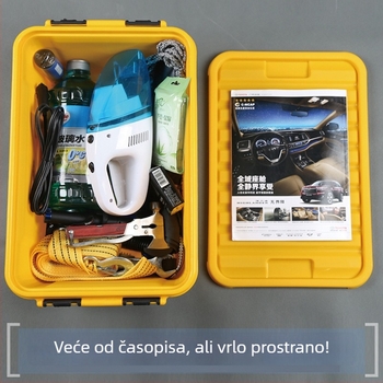 Otporna plastična kutija za prtljažnik, vodootporna i otporna na tlak, prilagodljiva s logom, univerzalna kutija za pohranu automobila