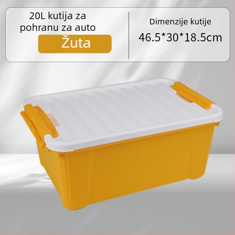 Otporna plastična kutija za prtljažnik, vodootporna i otporna na tlak, prilagodljiva s logom, univerzalna kutija za pohranu automobila