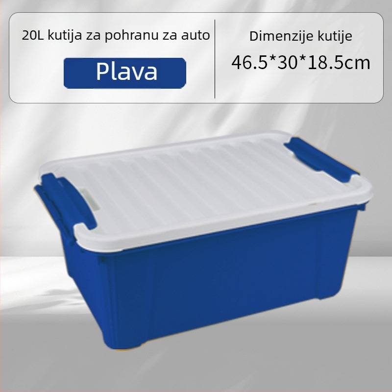 Otporna plastična kutija za prtljažnik, vodootporna i otporna na tlak, prilagodljiva s logom, univerzalna kutija za pohranu automobila