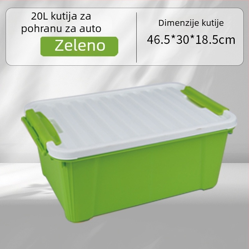 Otporna plastična kutija za prtljažnik, vodootporna i otporna na tlak, prilagodljiva s logom, univerzalna kutija za pohranu automobila