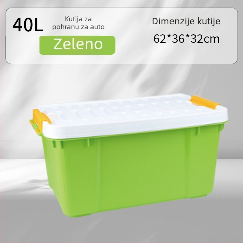 Otporna plastična kutija za prtljažnik, vodootporna i otporna na tlak, prilagodljiva s logom, univerzalna kutija za pohranu automobila