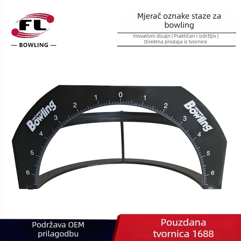 Marker za bowling kuglu, plastično kućište FL, radijus 27 cm, visina 13,5 cm