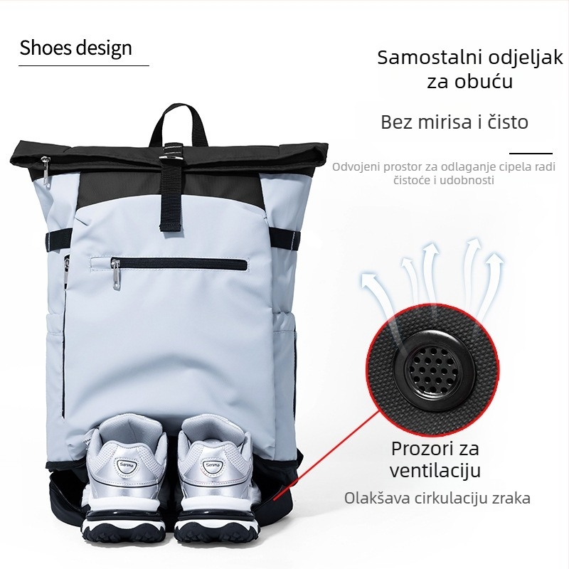 Take off Sportski ruksak za tenis, badminton i biciklizam – unisex, PVC materijal, prozračna podstava od sintetičke kože