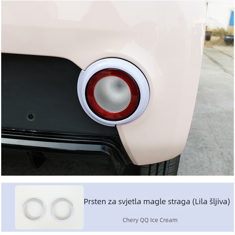 Sticker za promjenu boje prstena svjetla za Chery QQ Ice Cream EV — reflektirajući upozoravajući samoljepljivi naljepnica, marka Like, materijal: samoljepljiva naljepnica, način montaže: vakuumska čašica