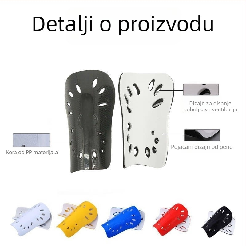 Nogometni štitnici za potkoljenicu, plastična konstrukcija, prilagodljiva obrada, licencirana privatna oznaka, neutralni brend