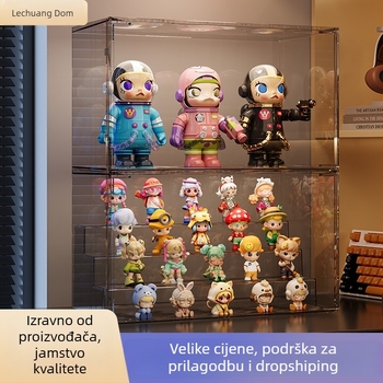 Skladišna kutija od PET plastike, model 3241, kapacitet 12 L, prilagodljiva