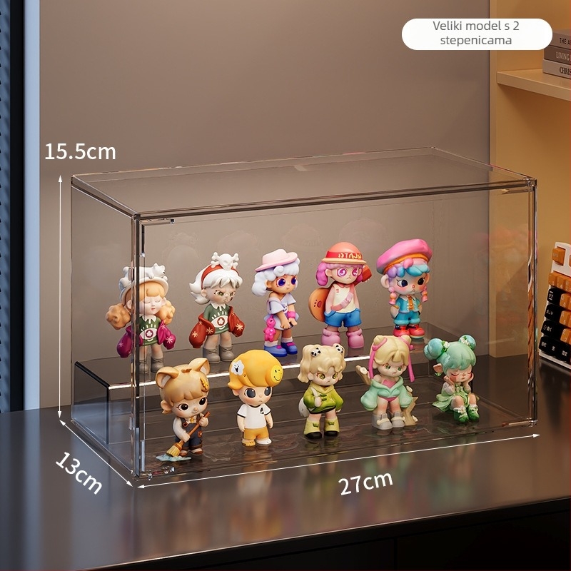 Skladišna kutija od PET plastike, model 3241, kapacitet 12 L, prilagodljiva