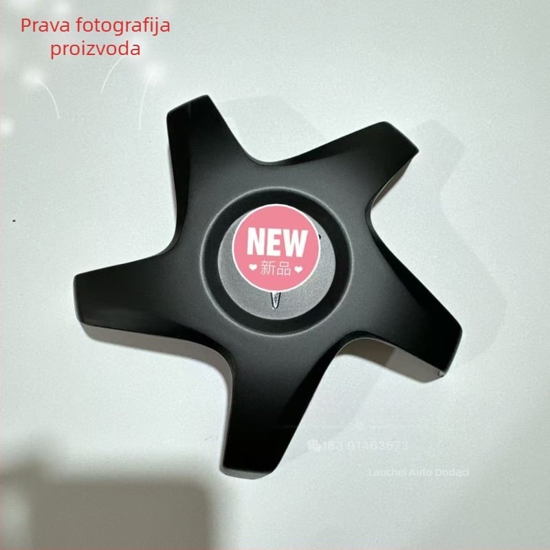Tesla poklopac središnjeg dijela kotača za Model 3, Model Y, Model X i Model S — plastika, petokraki dizajn