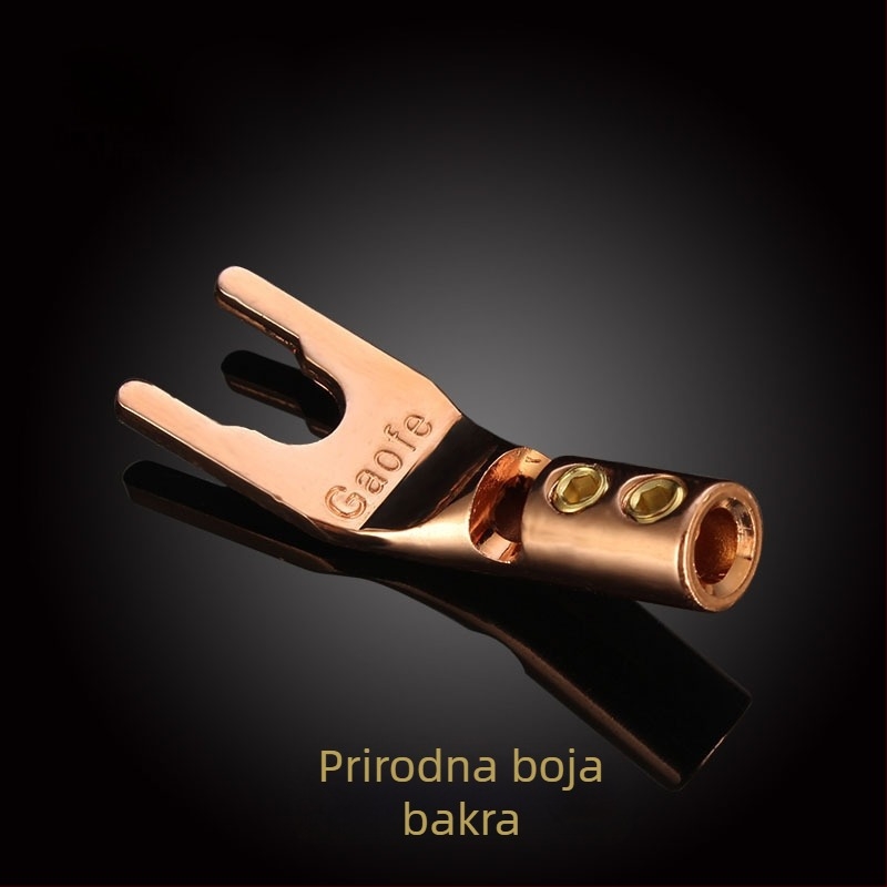 Y-tip audio konektor s bakreno-zlatnim premazom, bez lemljenja za zvučnički kabel — marka Mvs/Magic, radna temperatura -20 do 80°C, audio/video priključak