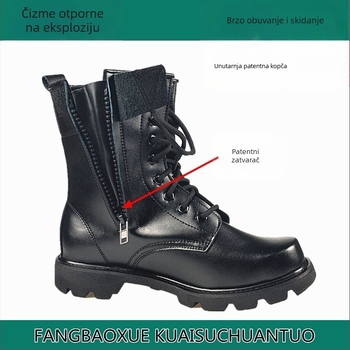 Dedicated vodootporne vanjske čizme, unisex za odrasle, vojni stil