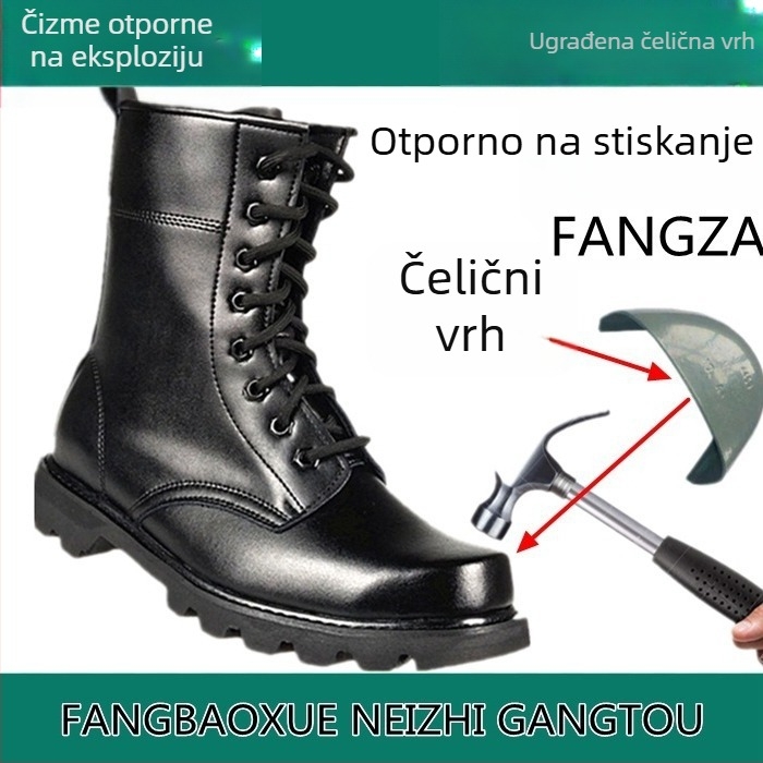Dedicated vodootporne vanjske čizme, unisex za odrasle, vojni stil