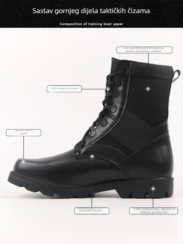 Unisex taktičke cipele za trening za odrasle, vodootporne, visokog kroja, za outdoor aktivnosti